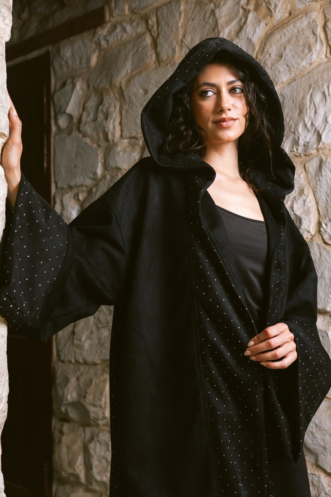 Sukoon Kaftan - Black