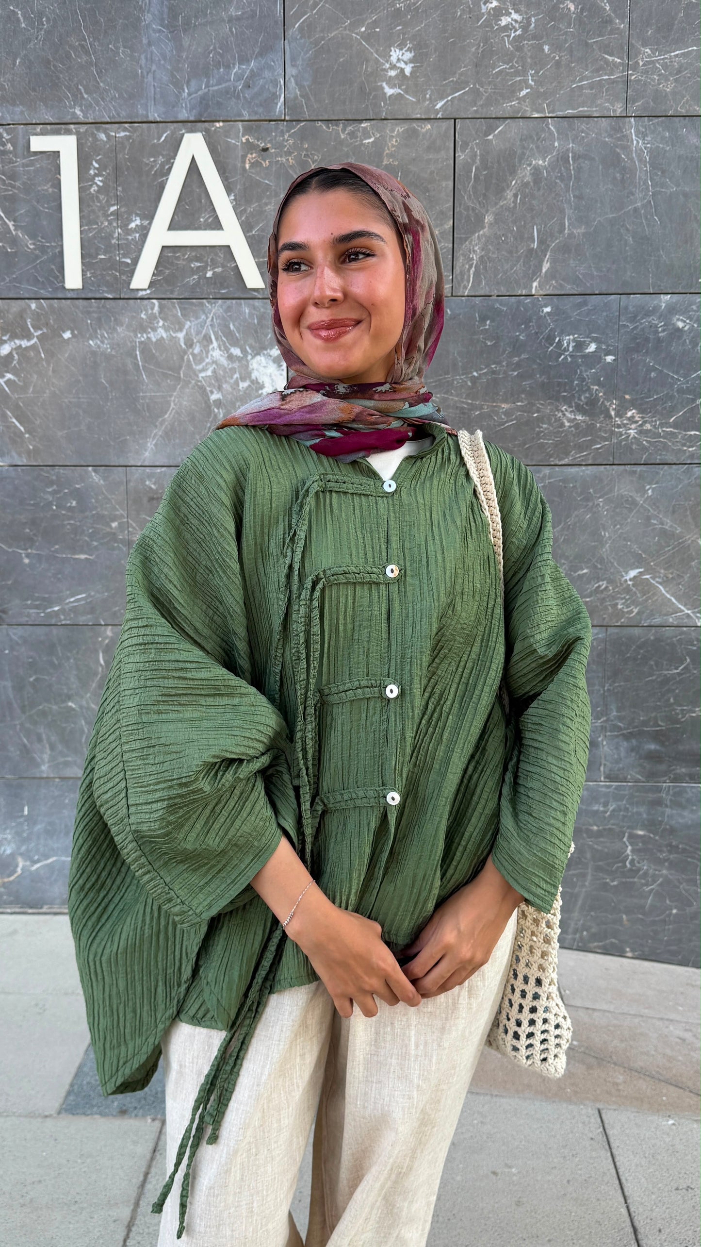 Rahaf Top - Olive