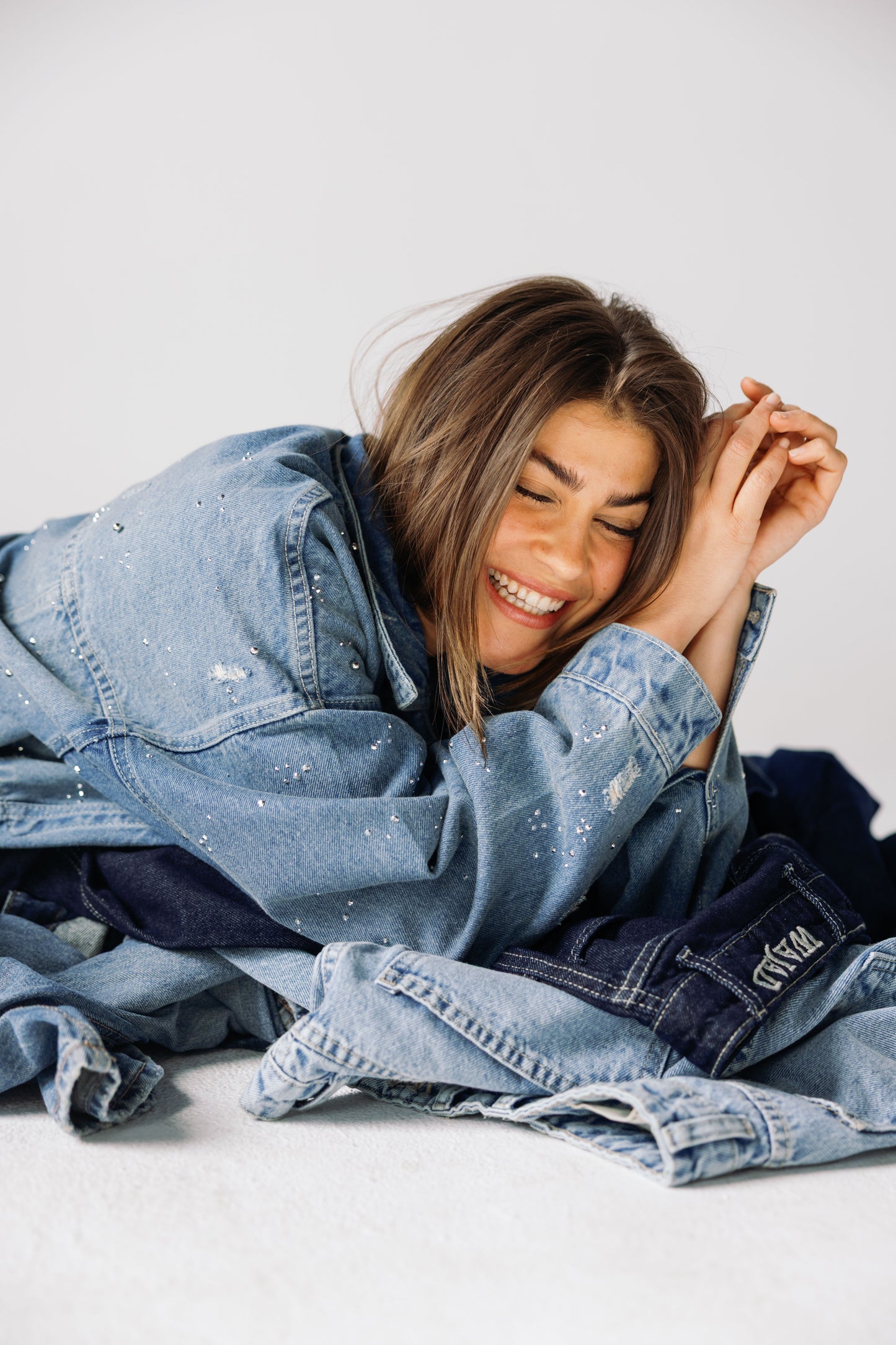 Starfall Denim Jacket - Vintage Blue