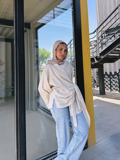 Softly Wrap Kimono - Cream