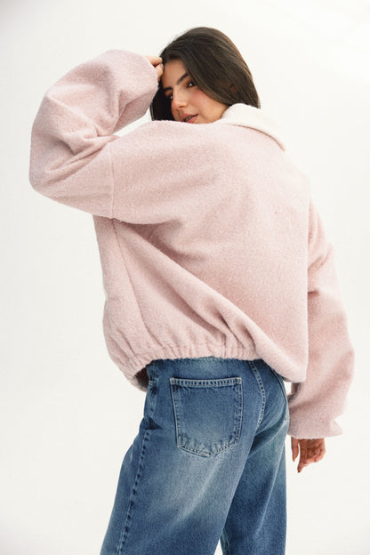 Nonchalant Jacket - Powder Pink