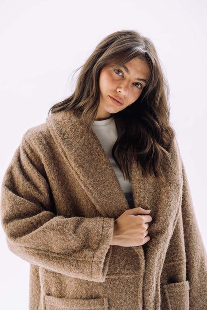 Signature Cozy Coat - Cafe