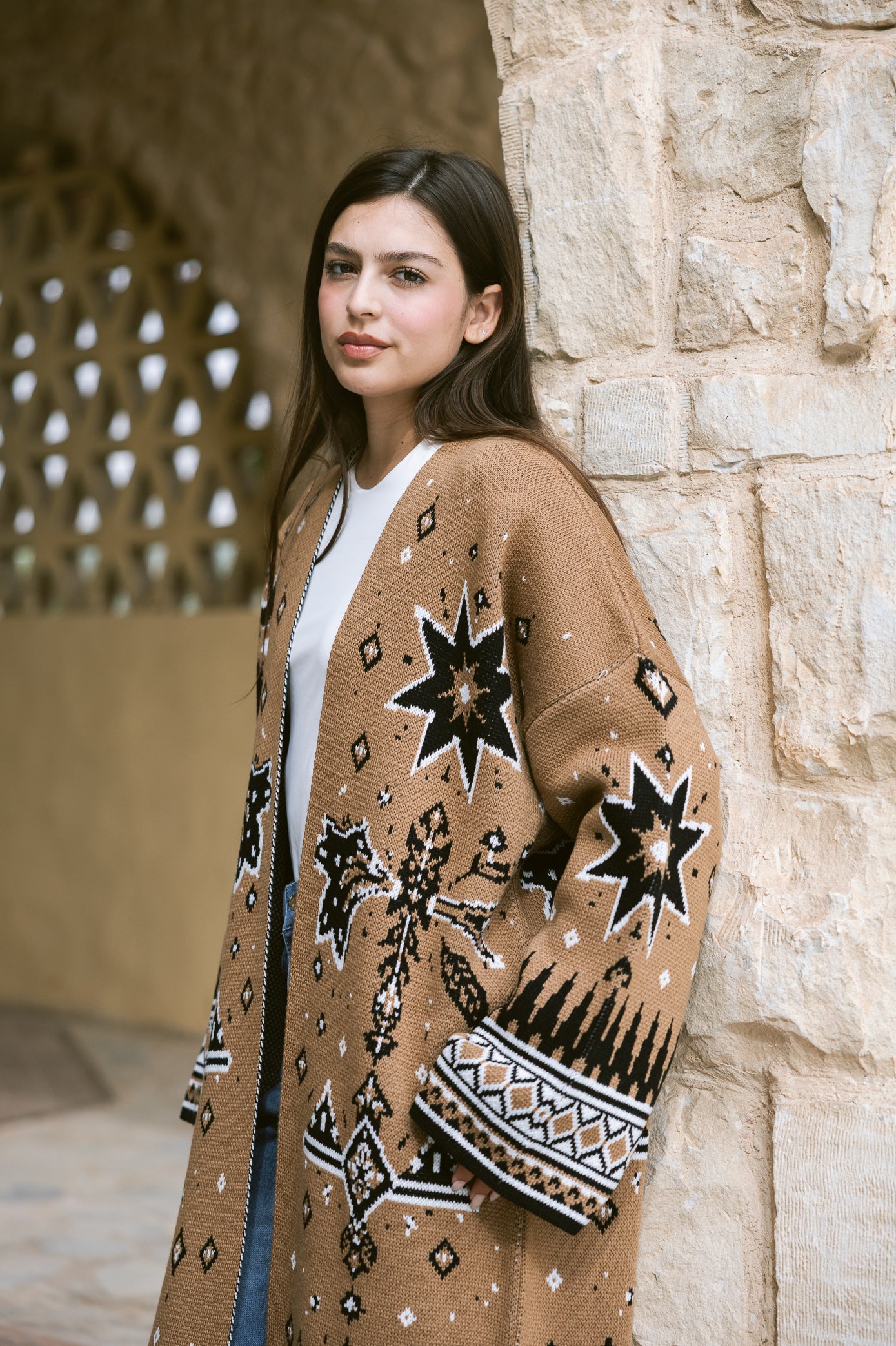 Nojom Cardigan - Sand