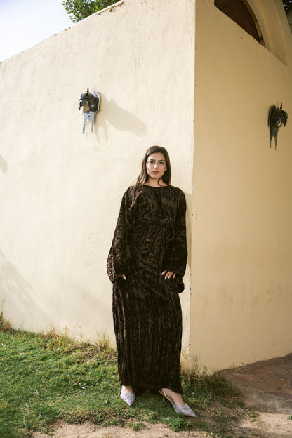 Butterfly Dress - Deep Cocoa