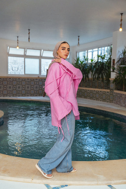 Linen Soul Top - Pink