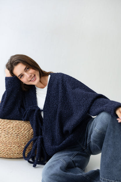 Dream Butterfly Top - Deep Navy