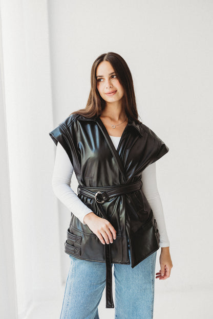 Statement Vest - Black