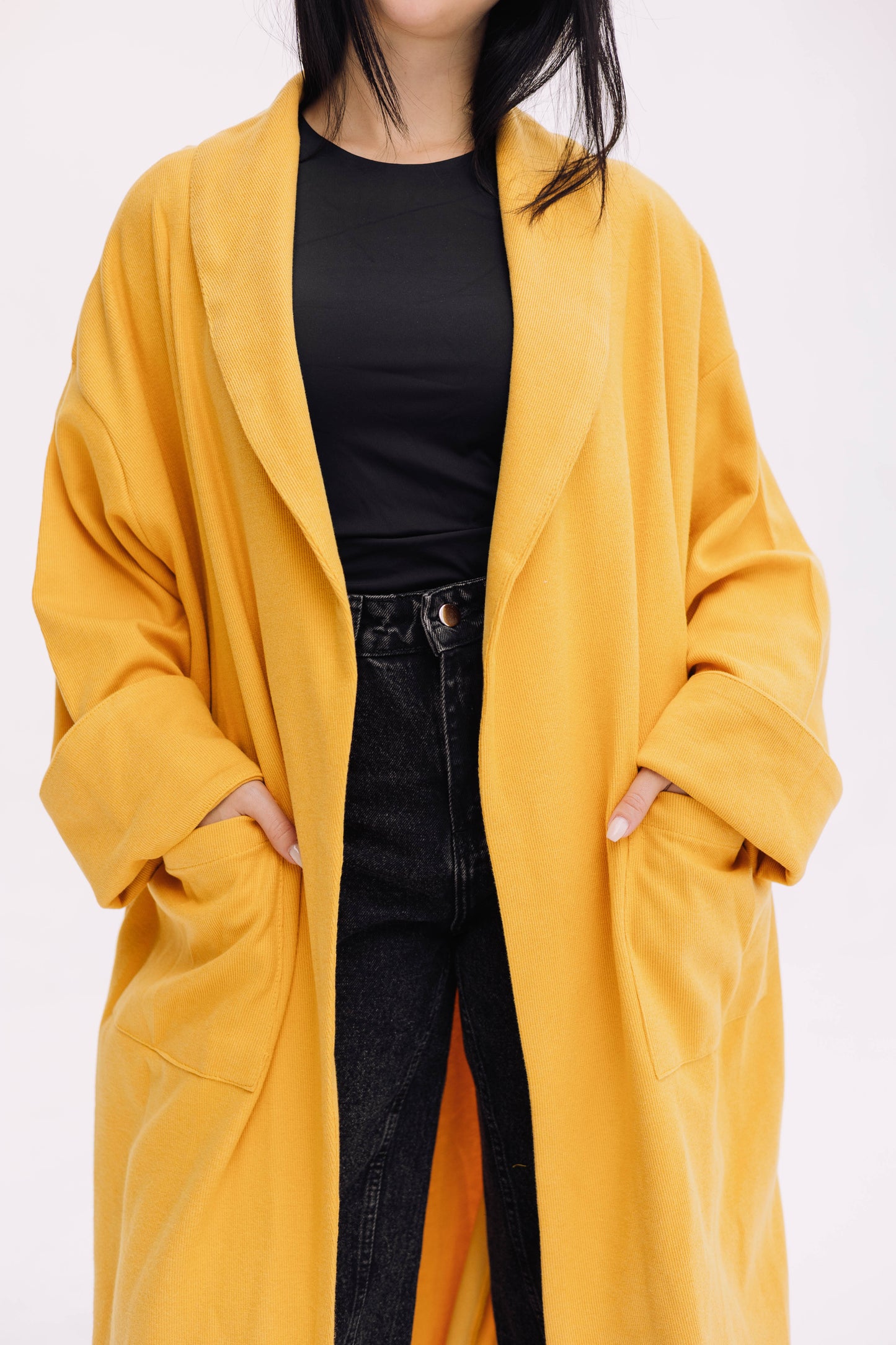 Cardigan Coat - Honey