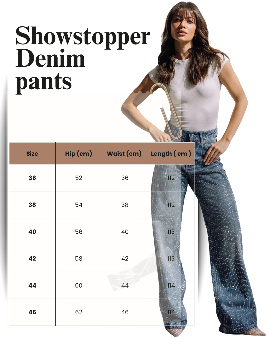 Showstopper Denim Pants - Washed Blue
