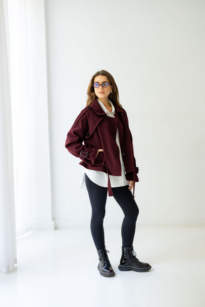 Dominant Jacket - Deep Burgandy