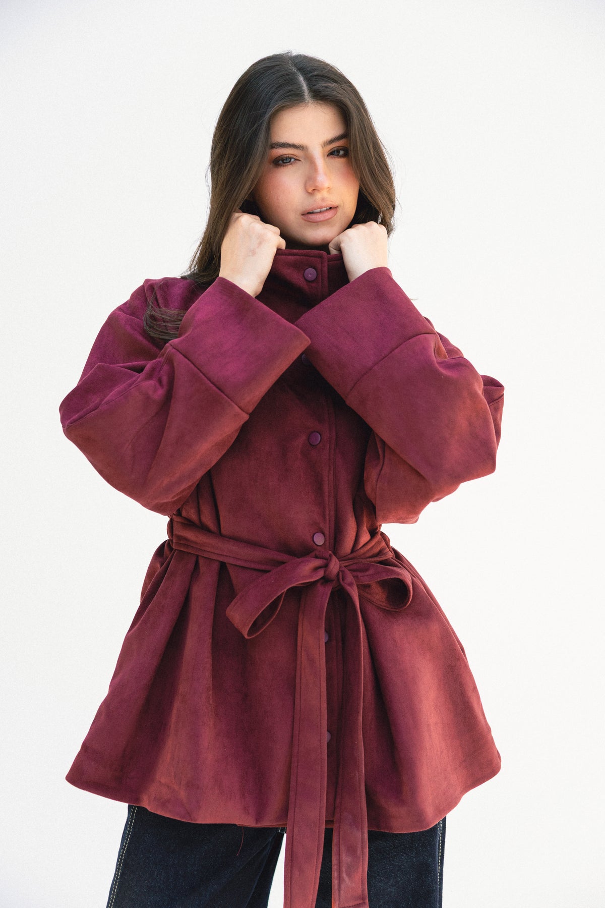 Comfort Zone Jacket - Burgundy