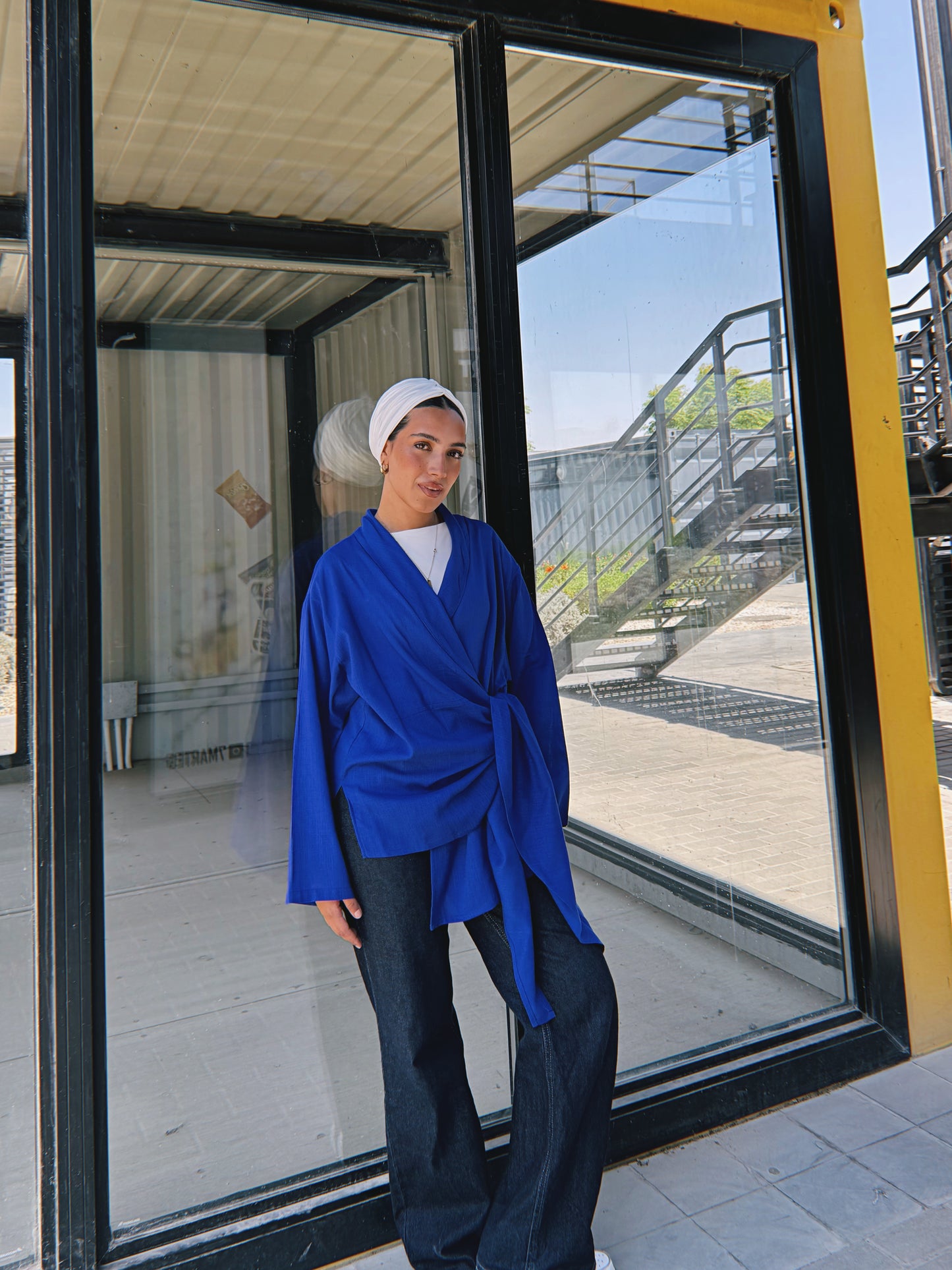Softly Wrap Kimono - Royal Blue