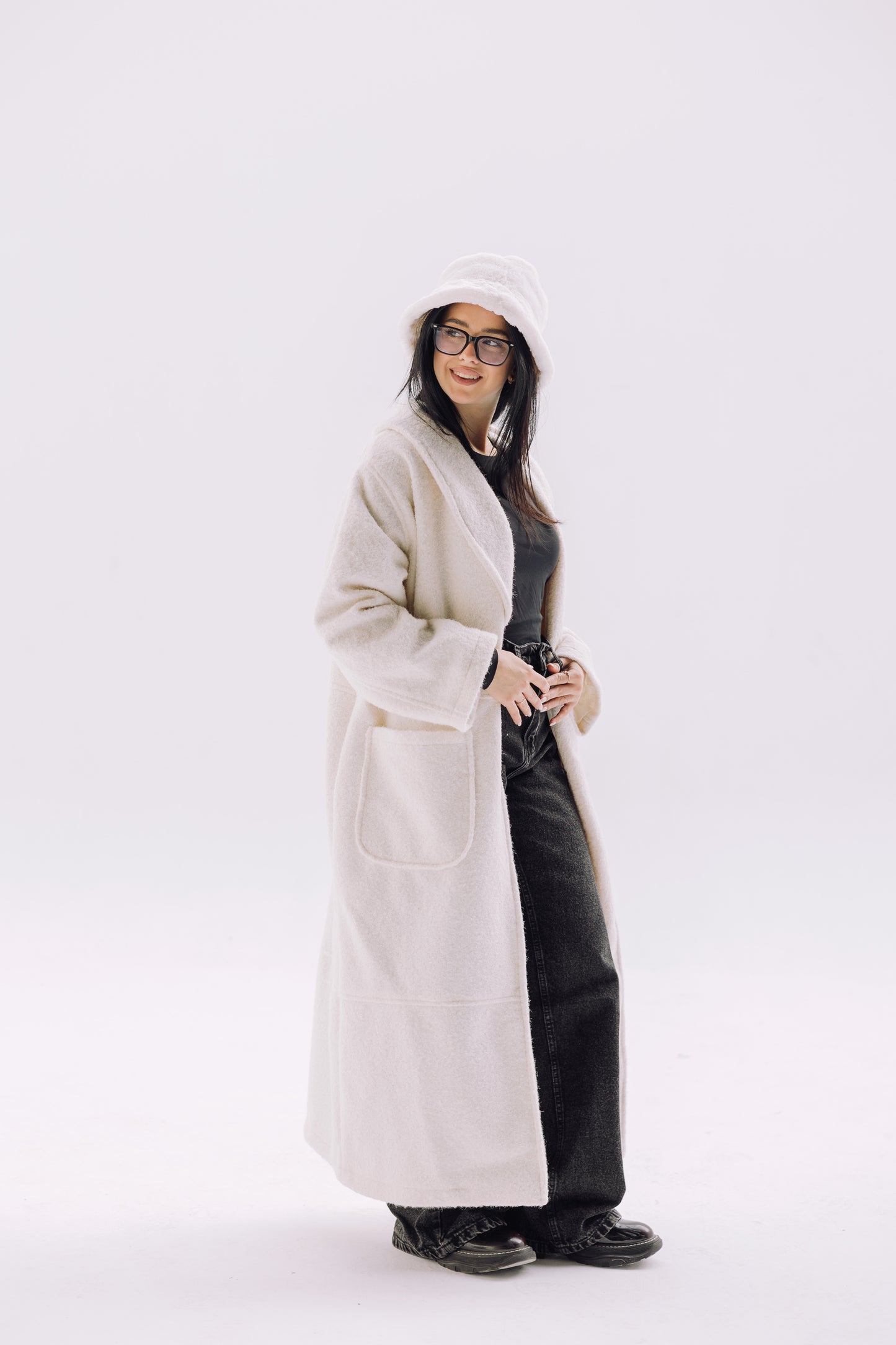 Signature Cozy Coat - Off White