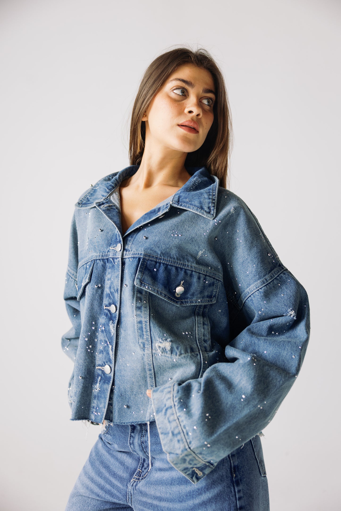 Starfall Denim Jacket - Vintage Blue