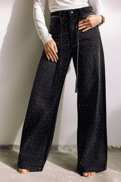 Midnight Spark Jeans - Noir Black