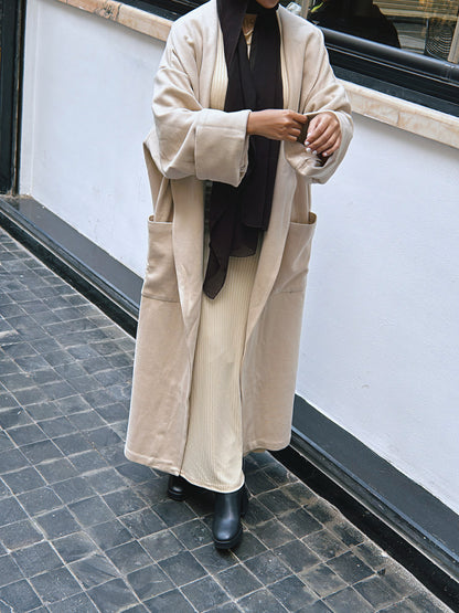 Cardigan Coat - Cream