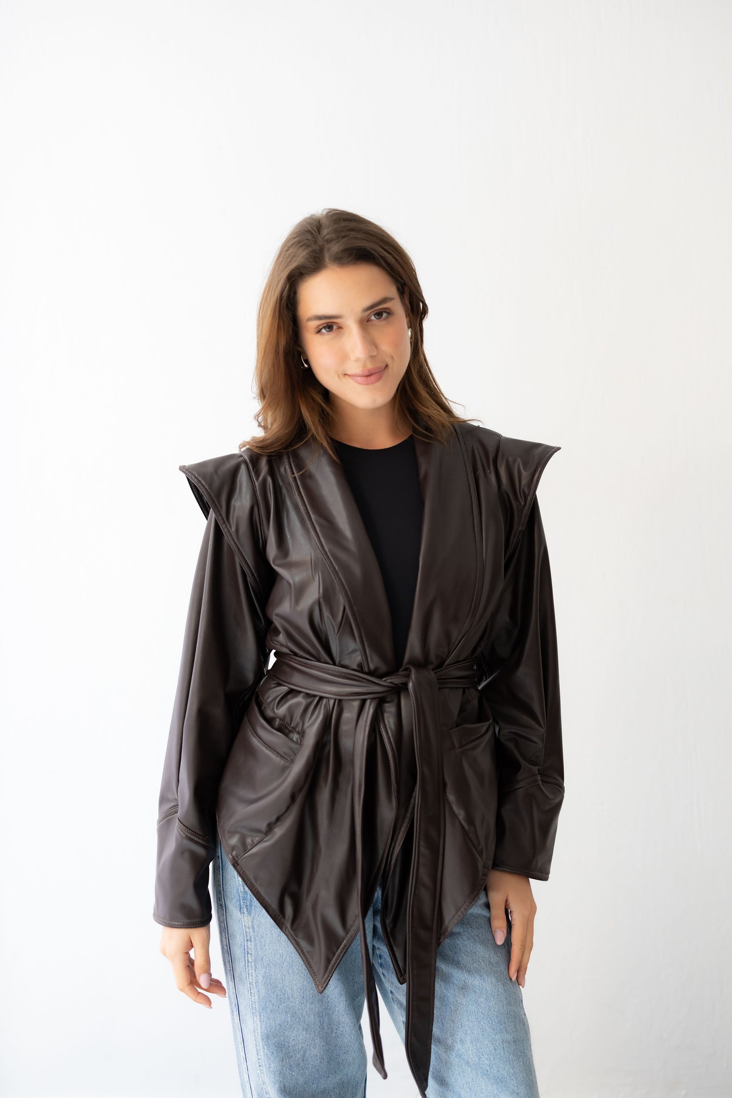 Bold As Love Leather Jacket - Brown