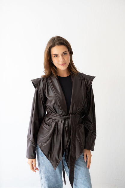 Bold As Love Leather Jacket - Brown