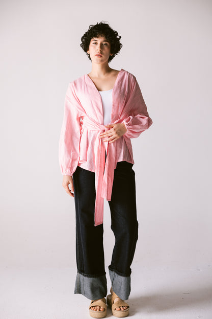 Soft Girl Energy Top - Powder Pink