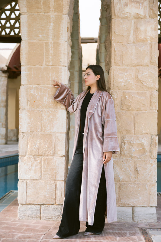 Kanz Kaftan - Dusty Mauve