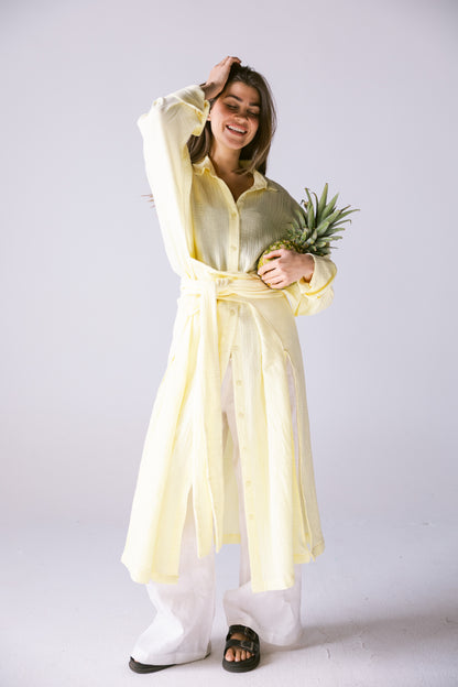 Off-Duty Shirt - Powder Yellow