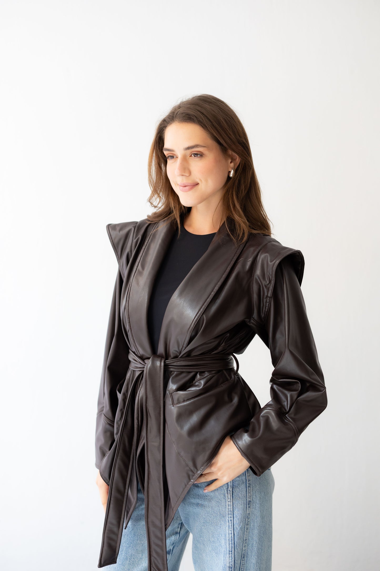 Bold As Love Leather Jacket - Brown