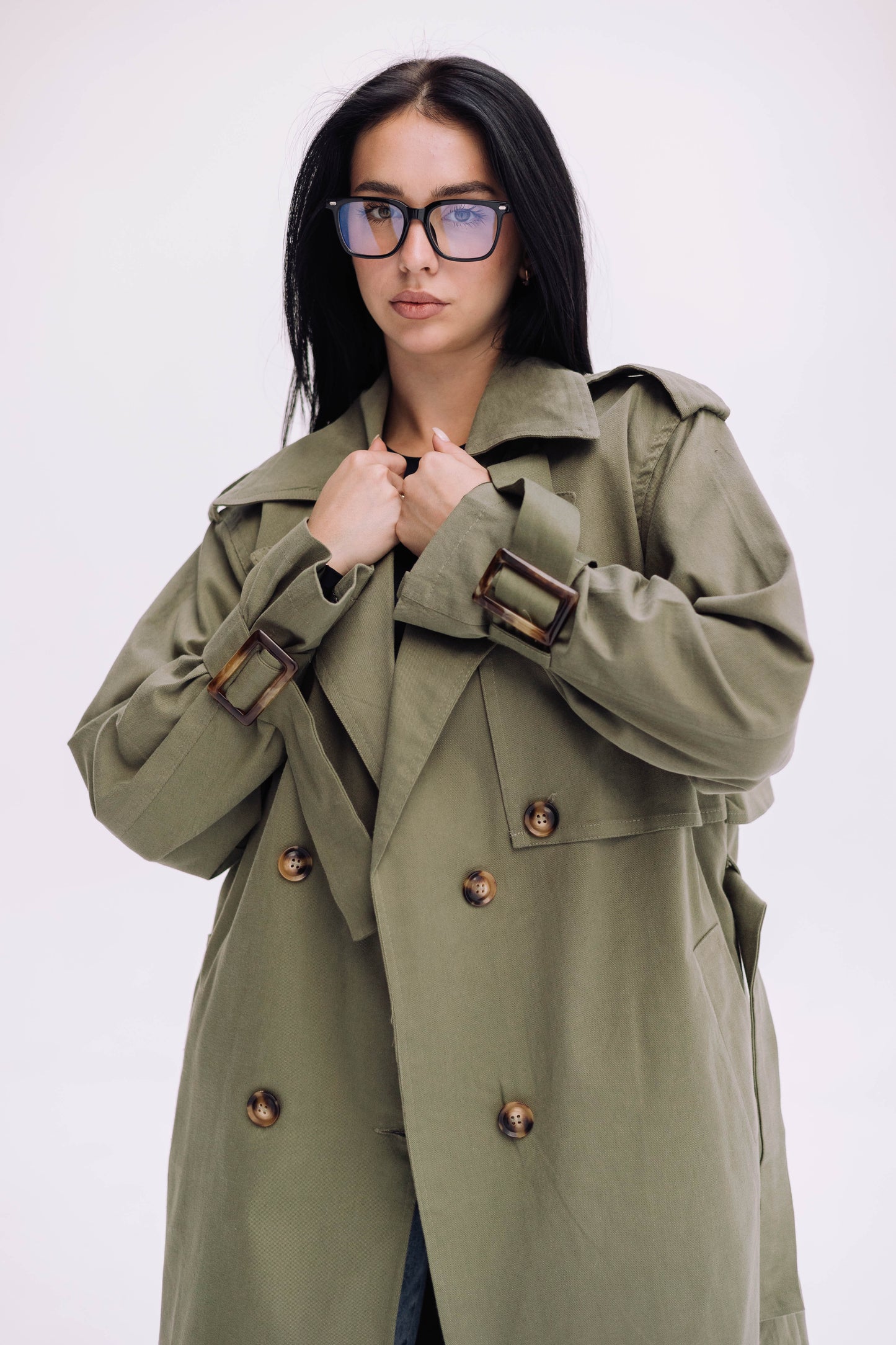 Trench Coat - Olive