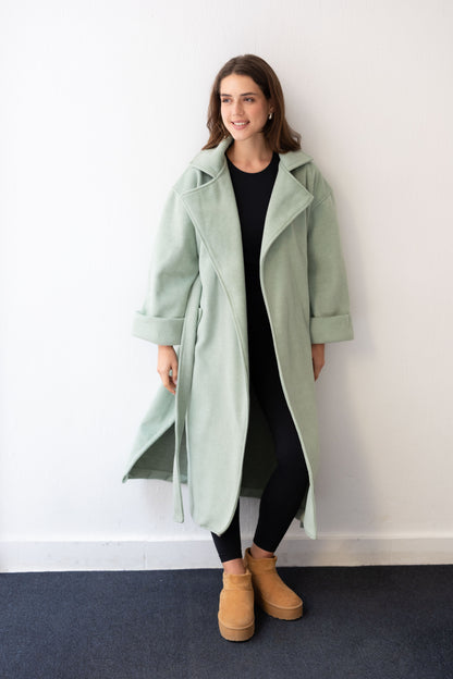 Keep Me Warm Coat - Mint