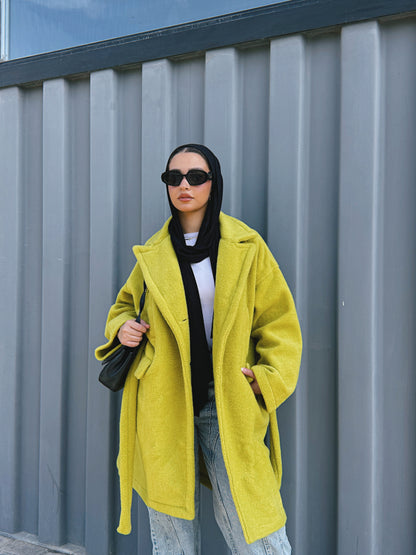 Timeless Coat - Lime