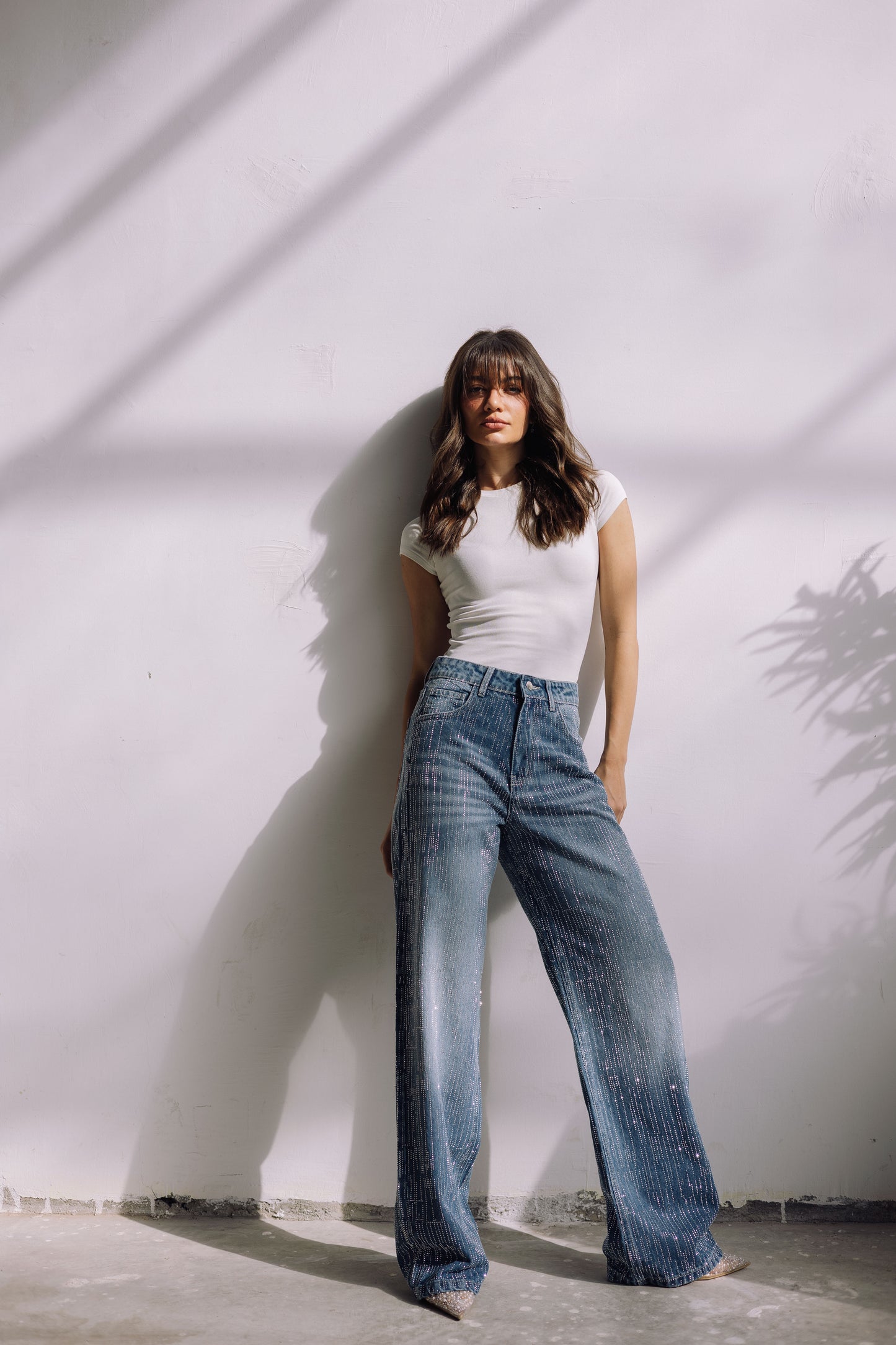 Showstopper Denim Pants - Washed Blue