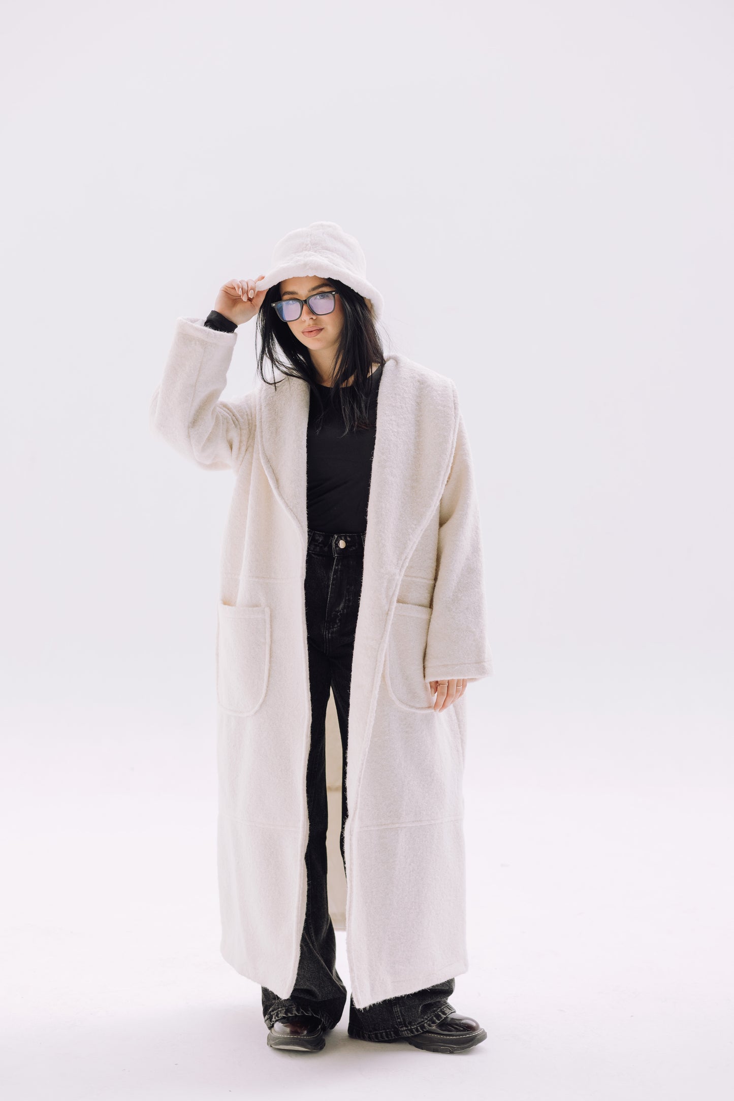 Signature Cozy Coat - Off White
