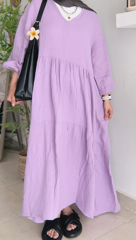 Blossom Beach Dress - Lilac