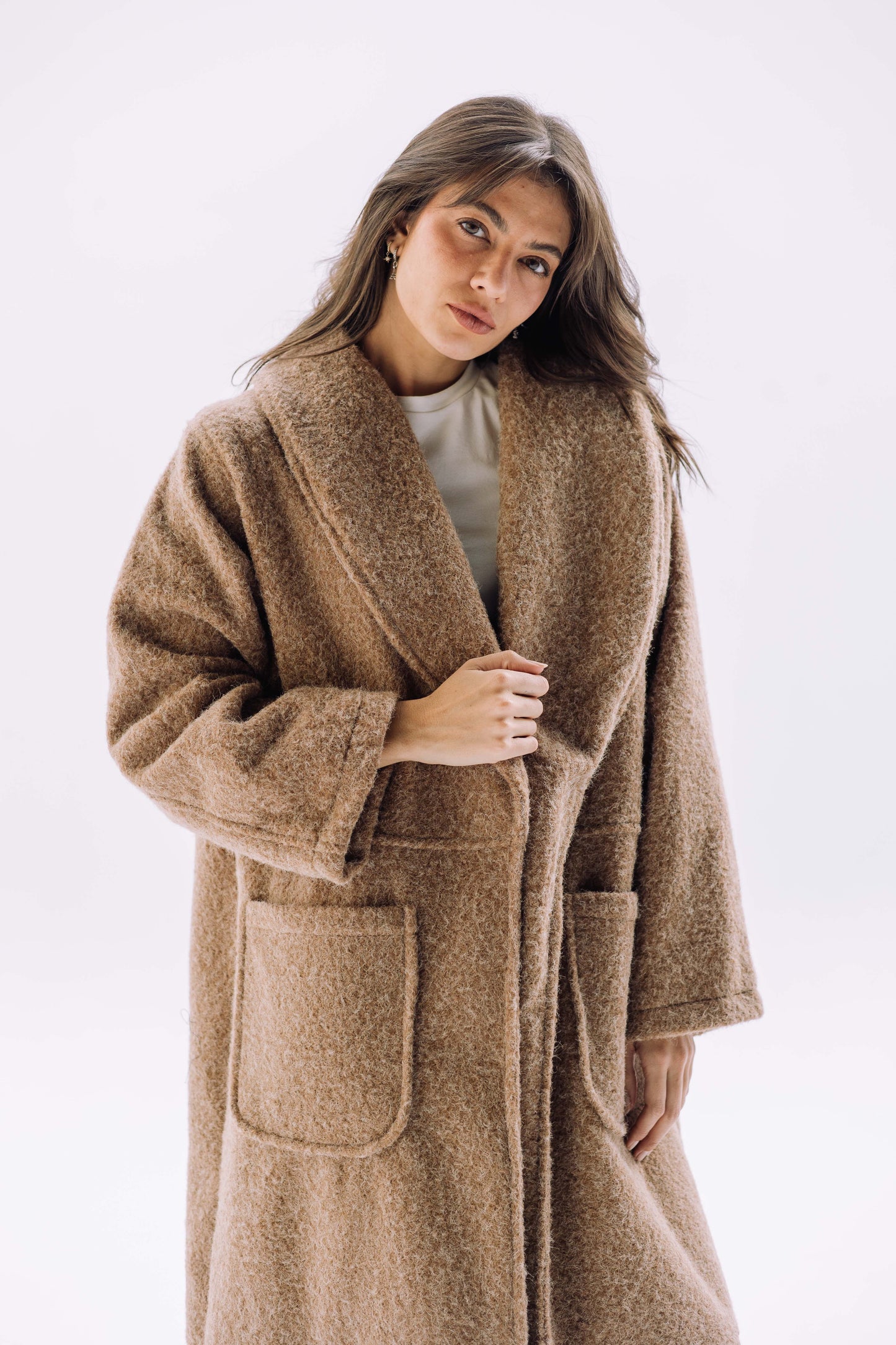 Signature Cozy Coat - Cafe