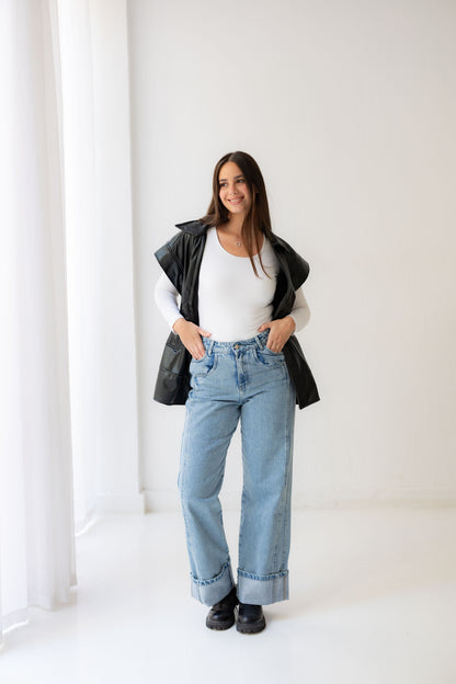 Statement Vest - Black