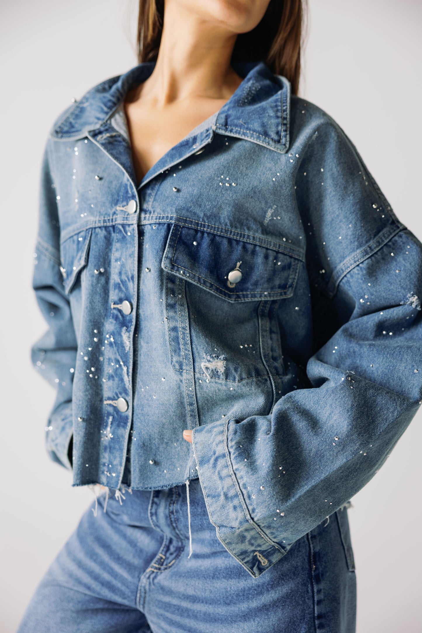 Starfall Denim Jacket - Vintage Blue
