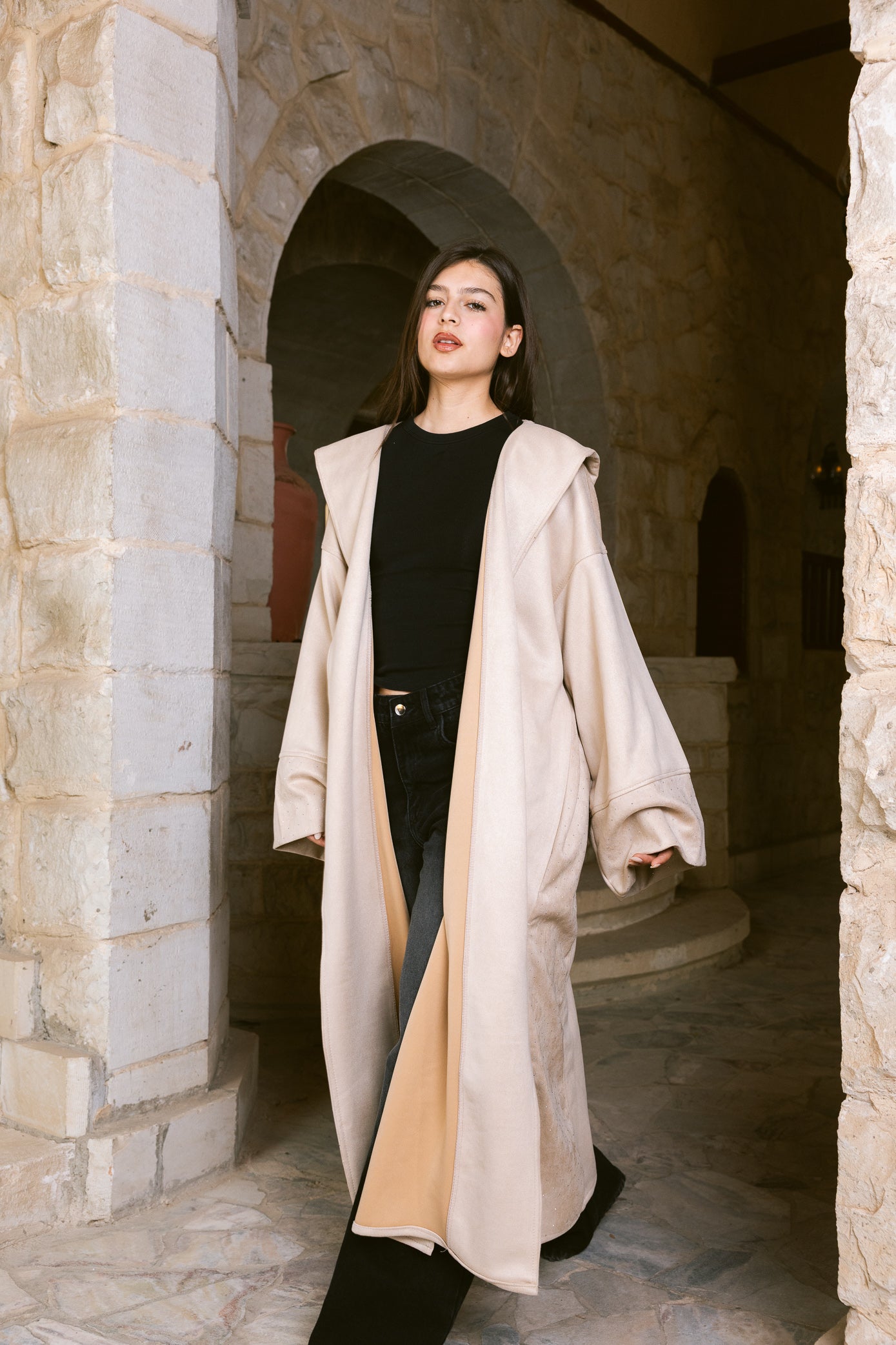 Sukoon Kaftan - Cream