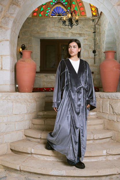 Winter Whisper Kaftan - Grey