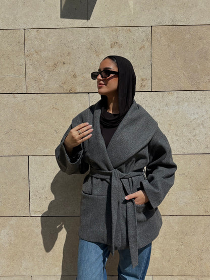 Winter Pearl Jacket - Dusty Grey