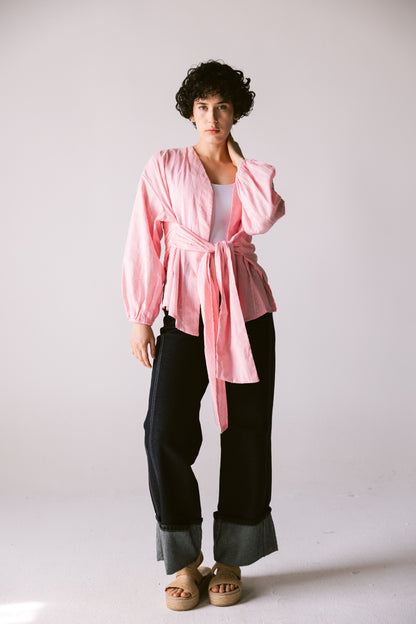 Soft Girl Energy Top - Powder Pink