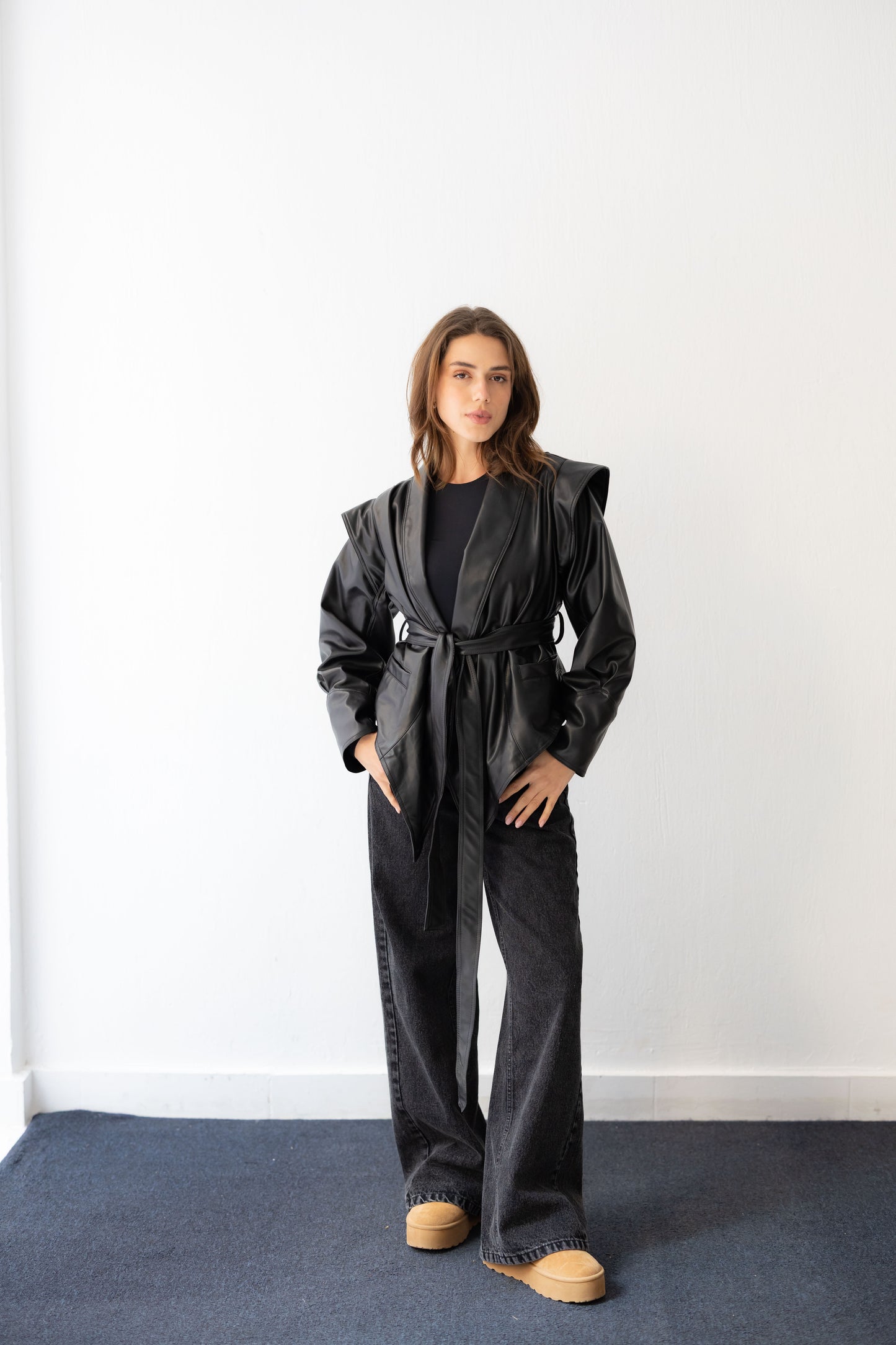 Bold As Love Leather Jacket - Black