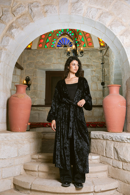 Moonfall Kimono - Black