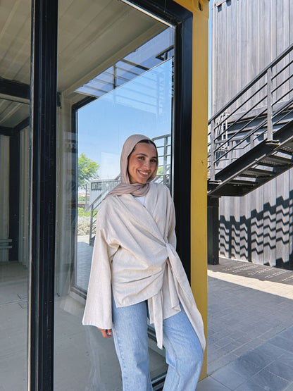 Softly Wrap Kimono - Cream