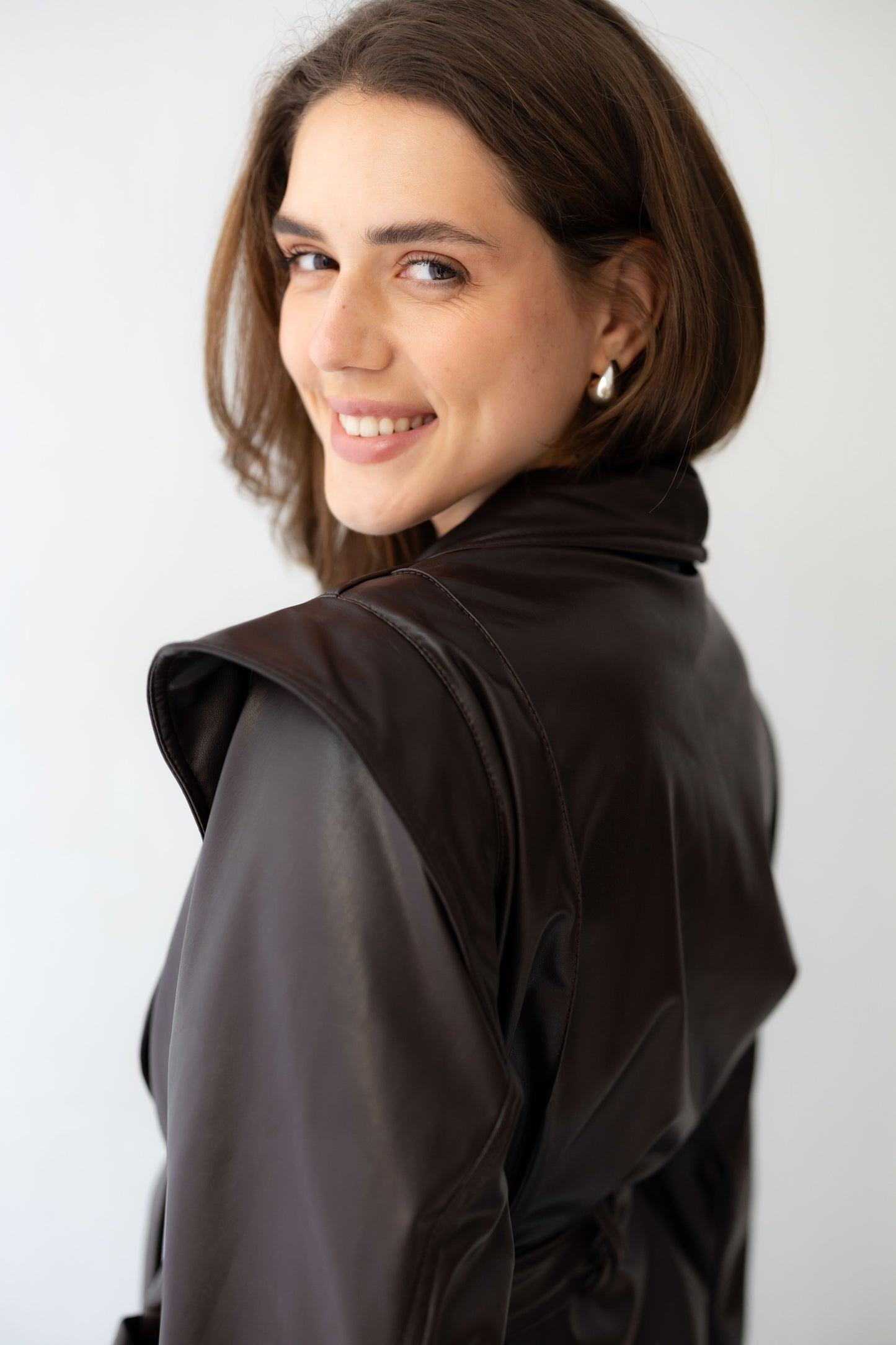 Bold As Love Leather Jacket - Brown