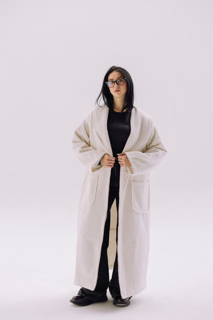Signature Cozy Coat - Off White