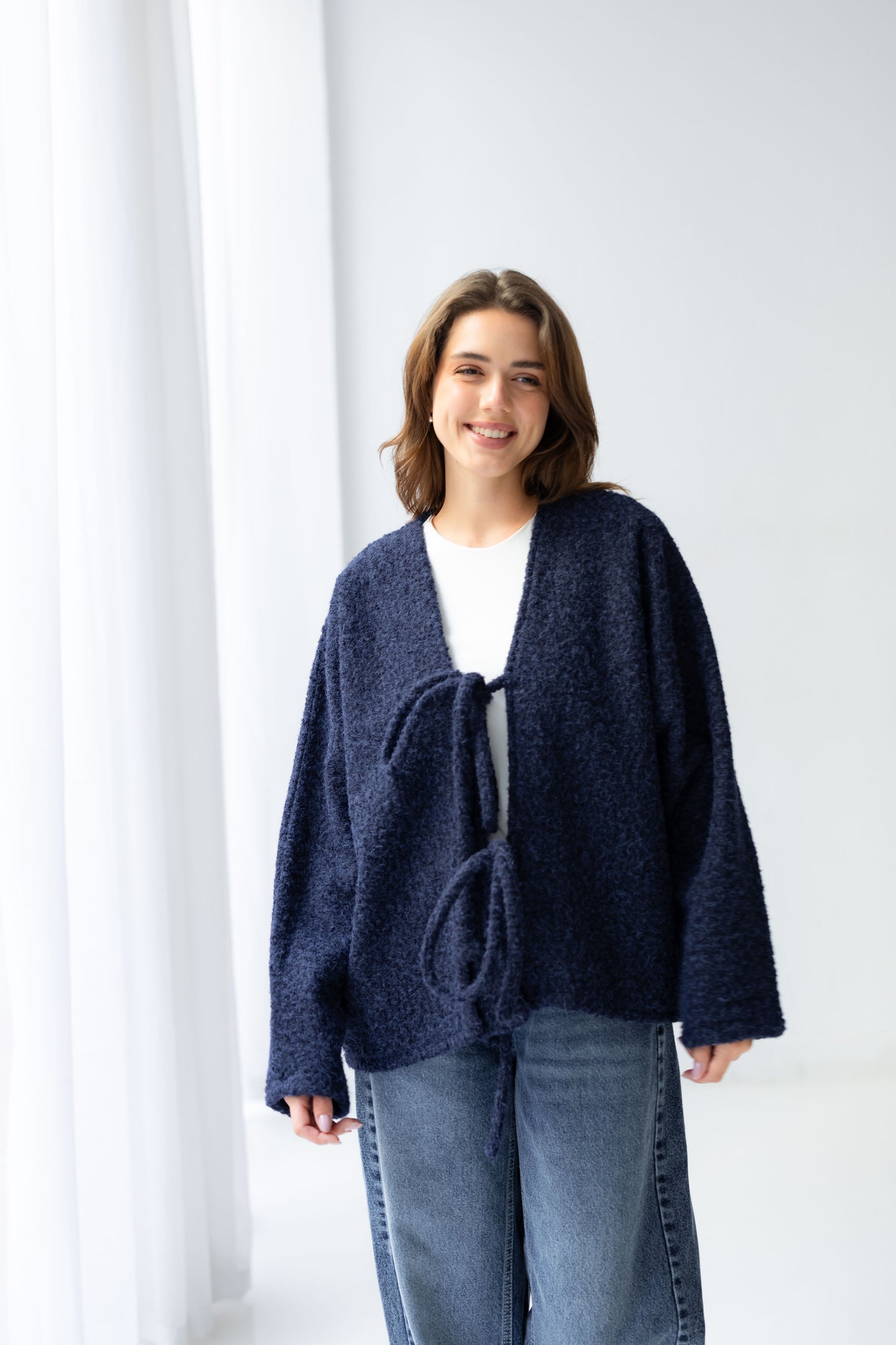 Dream Butterfly Top - Deep Navy