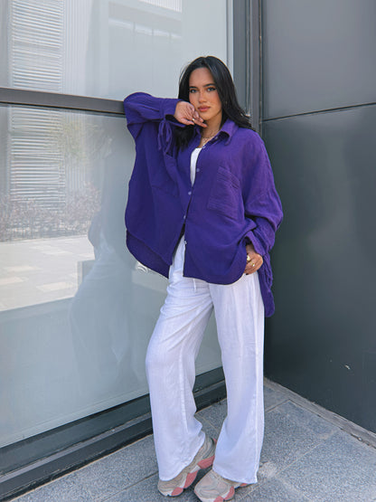 Blooming Shirt - Violet
