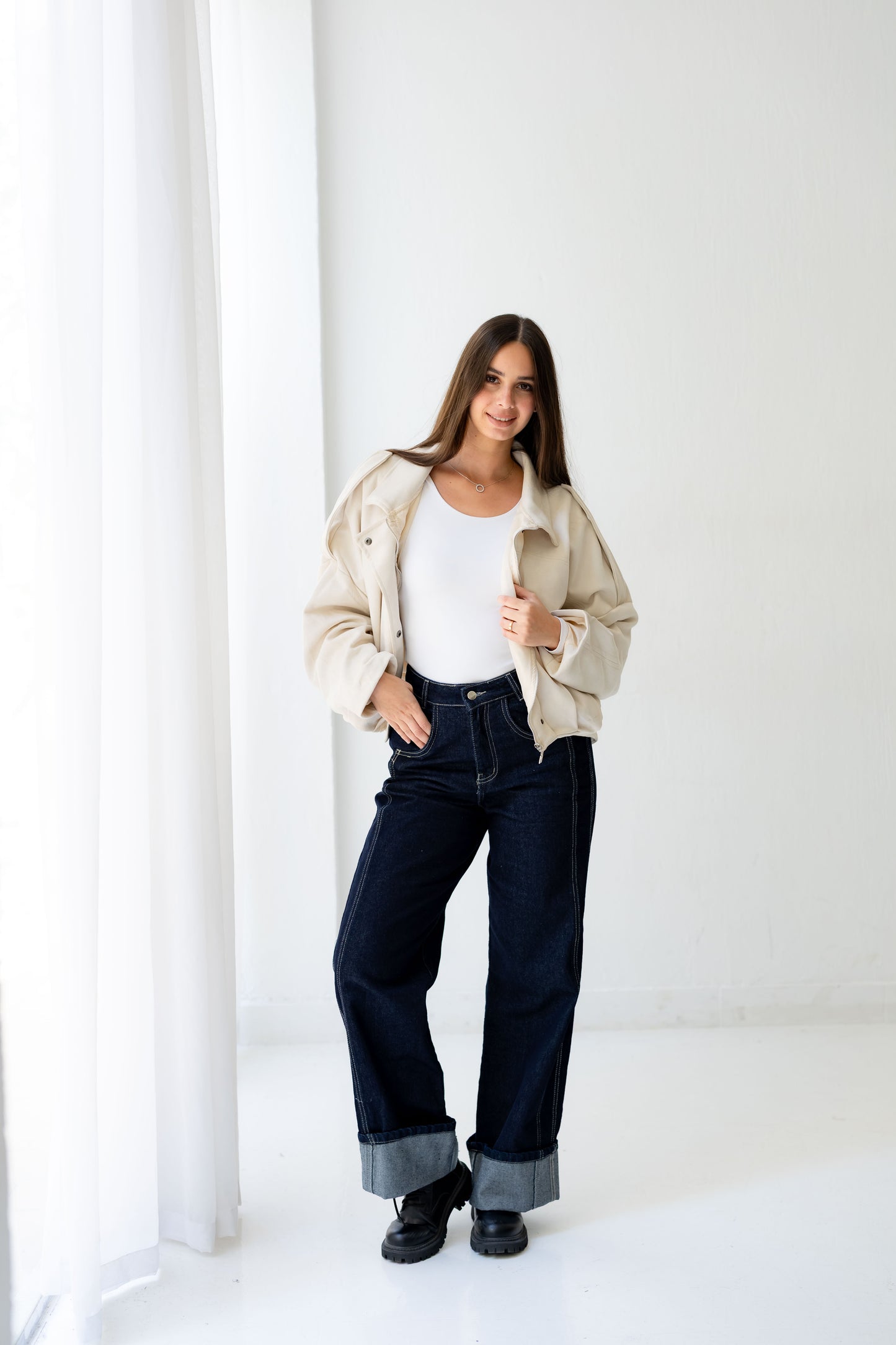 Velvet Storm Jacket - Cream (PRE-ORDER)