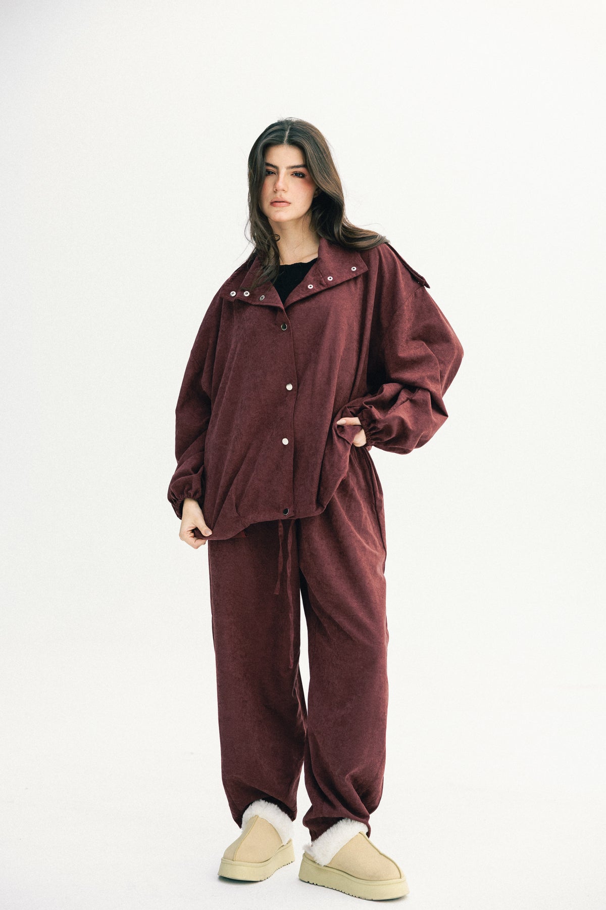 On The Go Set - Burgundy