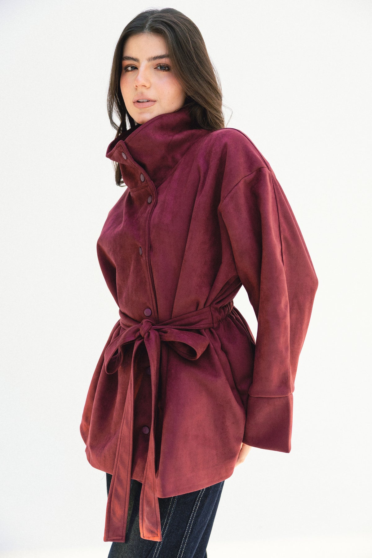 Comfort Zone Jacket - Burgundy