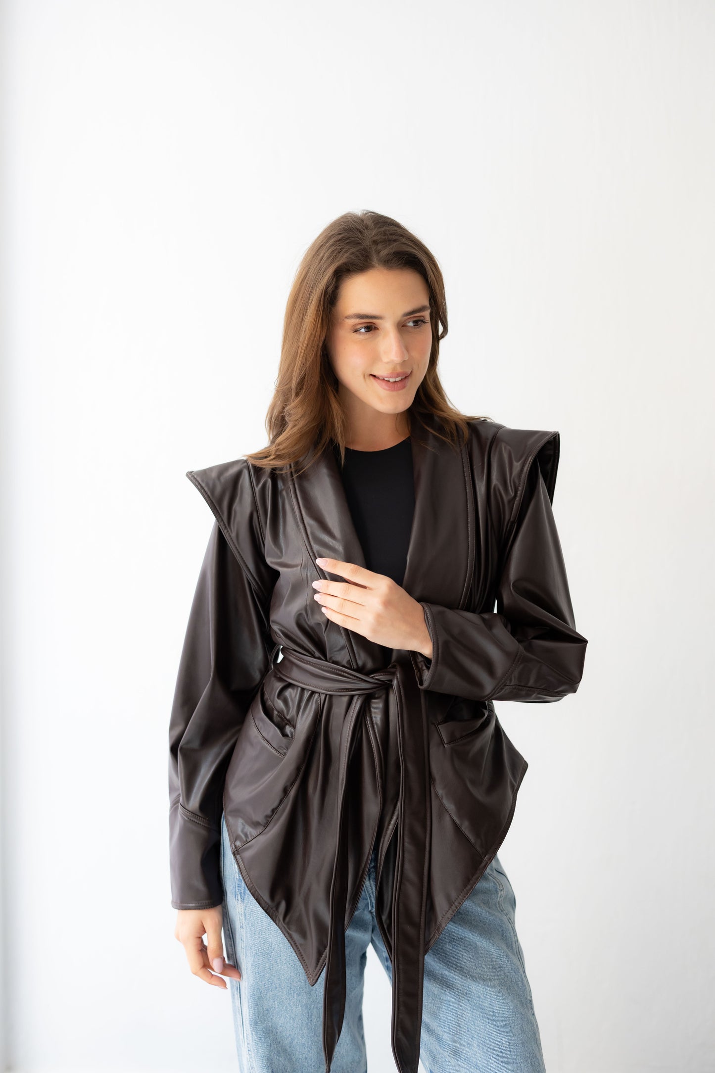 Bold As Love Leather Jacket - Brown